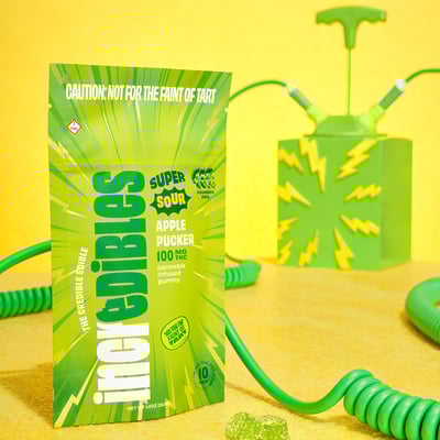 Image 3 for Super Sour Apple Pucker [10pk] (100mg), a hybrid product