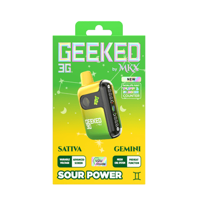 Shop Geeked 3G Disposable by MKX | Sour Power | Prosper Cannabis