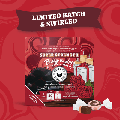 Shop Berry In Love - Strawberry Chocolate Swirl [1pk] (50mg THC