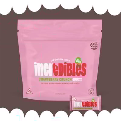 Image 1 for Strawberry Crunch Bites [10pk] (100mg), a sativa product
