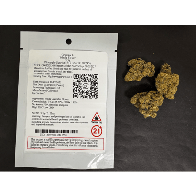 Shop Grassroots Whole Flower Pineapple Sunrise (S) 01364 TC 30.24