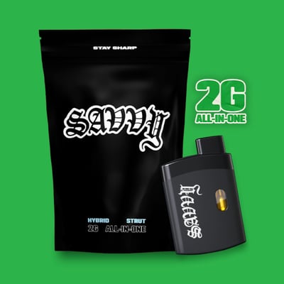Shop Savvy Strut AIO 2g Pinnacle T1629 H 26705 | Bluepoint Wellness  Dispensary Westport Westport, CT