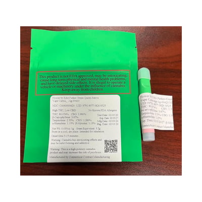 Shop Flower by Edie Parker-Green Queen-Sativa Vape Cartridge-1g