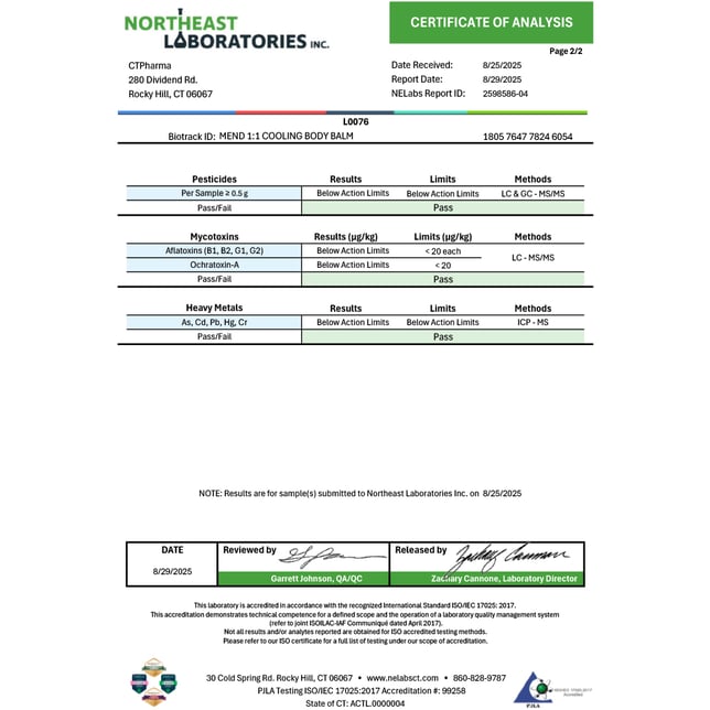 CTPharma - Mend 1:1 Cooling Balm (3.5oz) C0020026274 - Image 4 CTPharma - Mend 1:1 Cooling Balm (3.5oz) C0020026274 - Image 4
