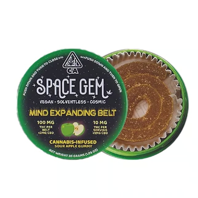 Mind Expanding Belt - Sour Apple - 100mg THC - Image 1 Mind Expanding Belt - Sour Apple - 100mg THC - Image 1