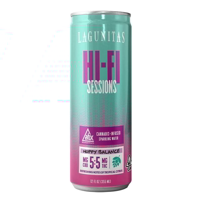 Hi-Fi Sessions - HOPPY BALANCE - [12oz] (5mg CBD/5mg THC) - Image 1
