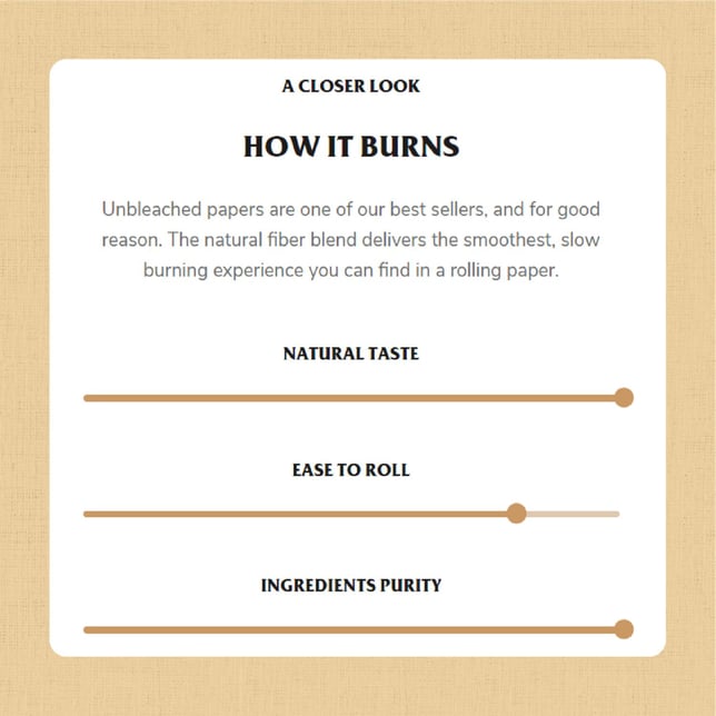 Unbleached Ultra Thin Rolling Papers - 1 1/4 - Image 4 Unbleached Ultra Thin Rolling Papers - 1 1/4 - Image 4