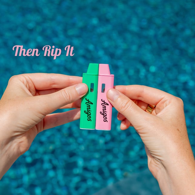 Amigos - Orange Sherbet (S) Live Resin Disposable Vape (1g) C0060000394 - Image 3