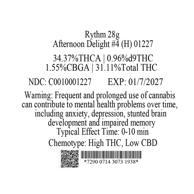 Rythm - Afternoon Delight #4 (H) Flower  C0010001227 - Image 3