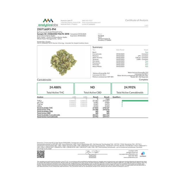 Curaleaf - PB MFN (S) Flower C0030001020 *NP - Image 5 Curaleaf - PB MFN (S) Flower C0030001020 *NP - Image 5