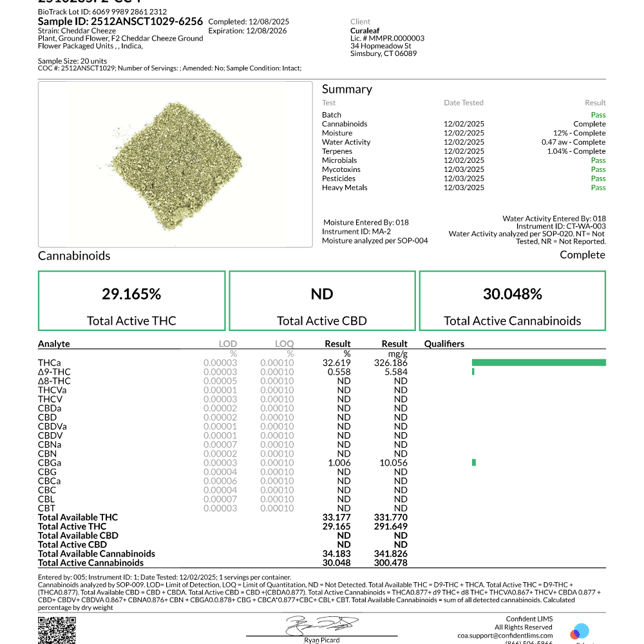 Curaleaf - Ched R Cheez (I) Ground Flower  C0030001298 - Image 3