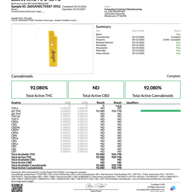 Amigos - Pineapple Express (S) Live Resin Disposable Vape (1g) C0060000523 - Image 6 Amigos - Pineapple Express (S) Live Resin Disposable Vape (1g) C0060000523 - Image 6