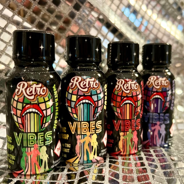 Retro Vibes Syrup - Fast Acting - Watermelon (2000mg) - Image 3