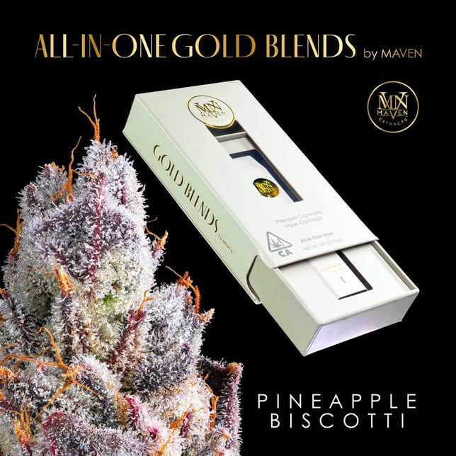Pineapple Biscotti All-In-One Gold Blend [1000mg] - Image 2