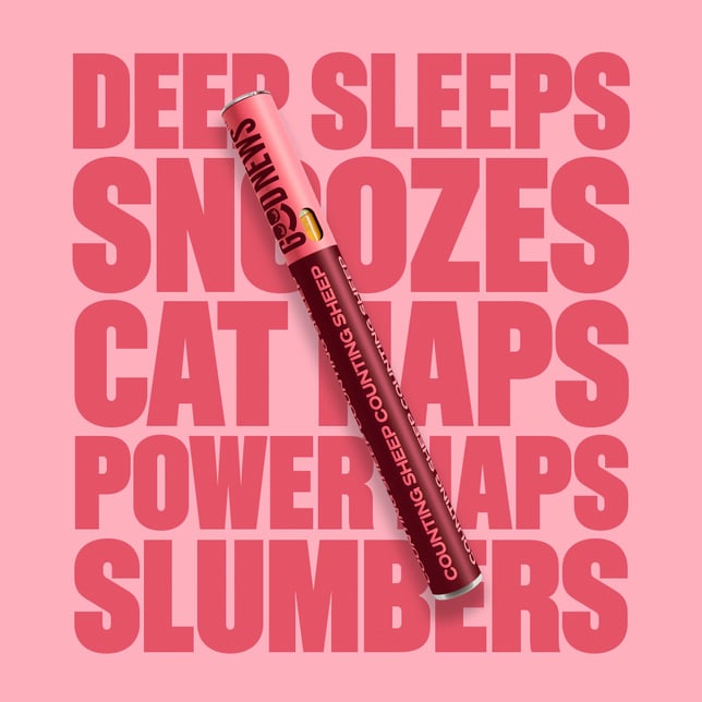 COUNTING SHEEP: Black Cherry Vape Pen with CBN (300mg) - Image 3