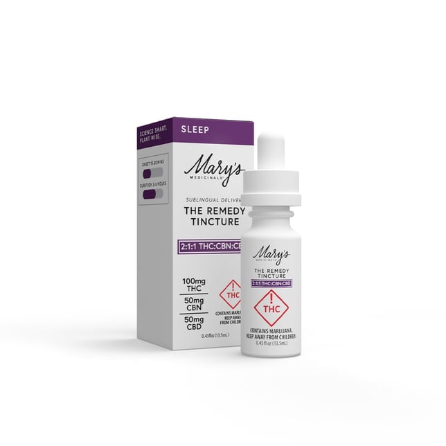 The Remedy – Sleep 2:1:1 (100mg THC/50mg CBD/50mg CBN) - Image 1 The Remedy – Sleep 2:1:1 (100mg THC/50mg CBD/50mg CBN) - Image 1