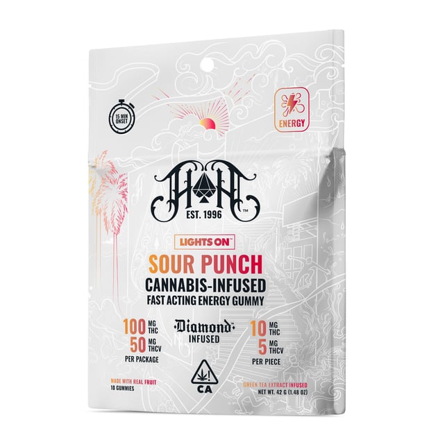 Sour P | Sativa - Fast-Acting Gummies - 100mg THC/50mg THCV - Image 3