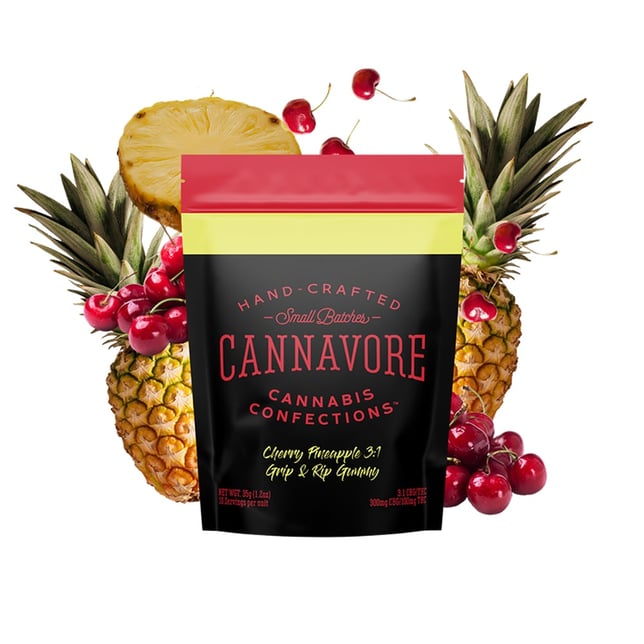 Cannavore Gummy 3:1 Cherry Pineapple [10pk] (300mg CBG/100mg THC) - Image 2