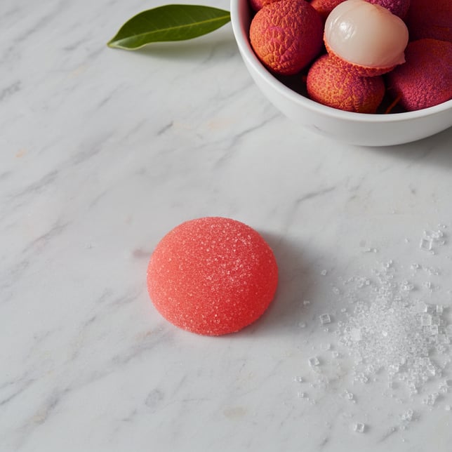 Gummies Lush Lychee 1:1:1 (Sleep) (DOHC) Edibles- 10pk 50mg THC | 50mg CBN | 50mg CBD - Image 2