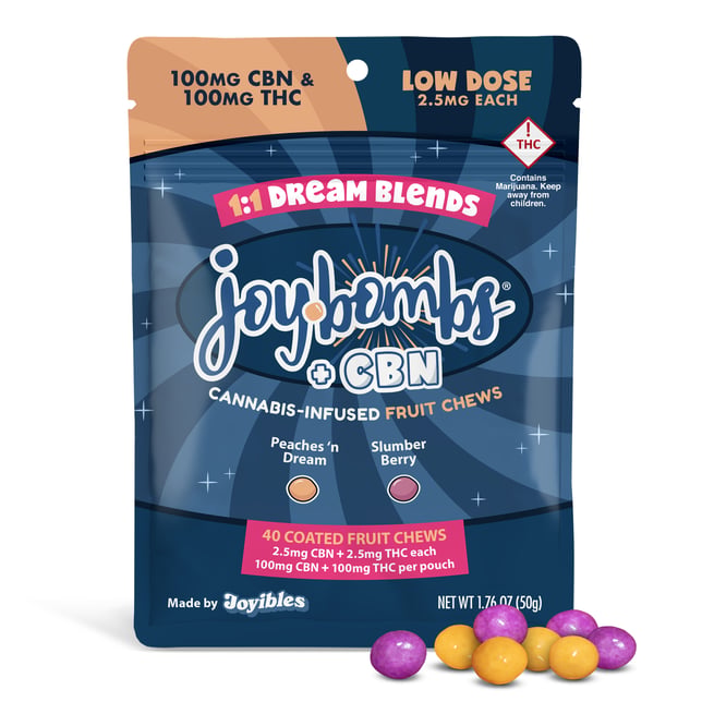 Joy Bombs + CBN 1:1 Dream Blends - 100mg THC (40pk / 2.5mg THC & 2.5mg CBN ea) - Image 2