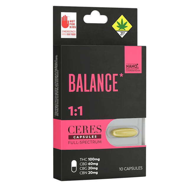 1:1 Balance [10pk] (100mg THC/60mg CBD/20mg CBG/20mg CBN) - Image 1