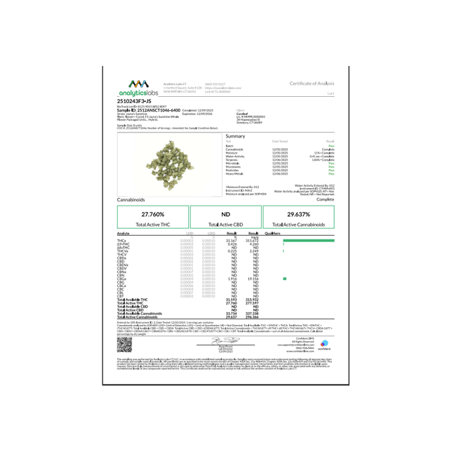 Curaleaf - Jayna's Sunshine (H) Flower  C0030001315 - Image 2