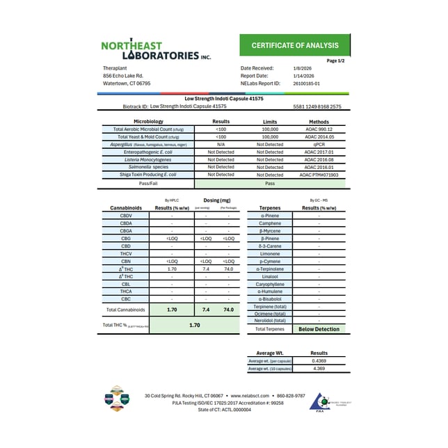 Theraplant - Indoti (I) Capsules (7.4mg 10pk) C0040001575 - Image 3