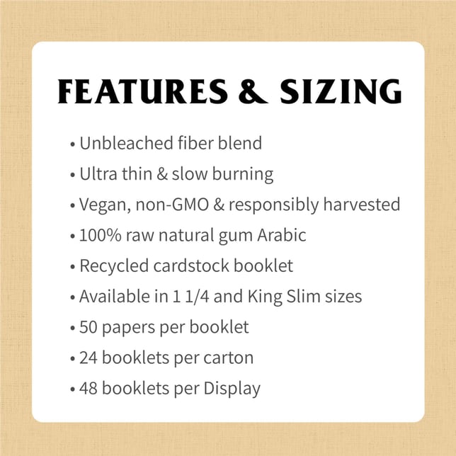 Unbleached Ultra Thin Rolling Papers - 1 1/4 - Image 6 Unbleached Ultra Thin Rolling Papers - 1 1/4 - Image 6