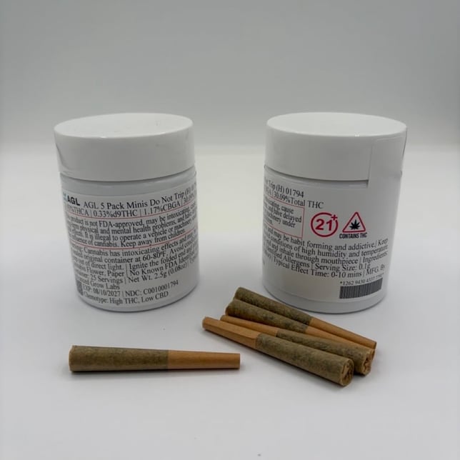 AGL - Do Not Trip (H) 0.5g Pre-Roll 5pk (2.5g) C0010001794 - Image 2