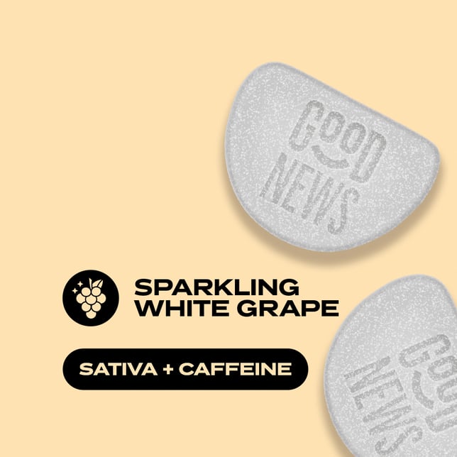 VEGAS: Sparkling White Grape + Caffeine [10pk] (100mg) - Image 4