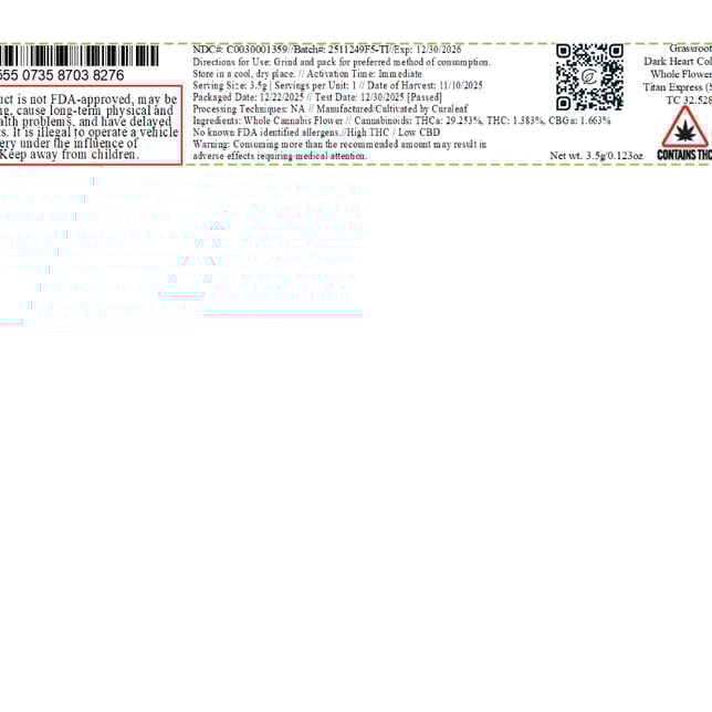 Grassroots - Titan Express (S) Flower  C0030001359 - Image 4