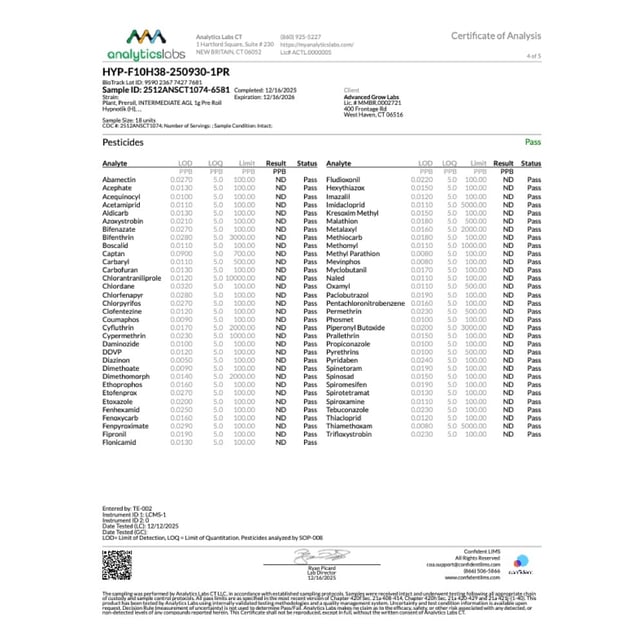AGL - Hypnotik (H) 1g Pre-Roll 1pk (1g) C0010001165 - Image 7
