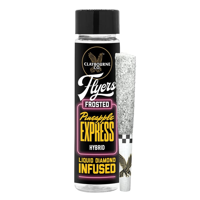 Pineapple Express (1g) - Diamond Frosted Flyers Pre-Rolls - Image 1