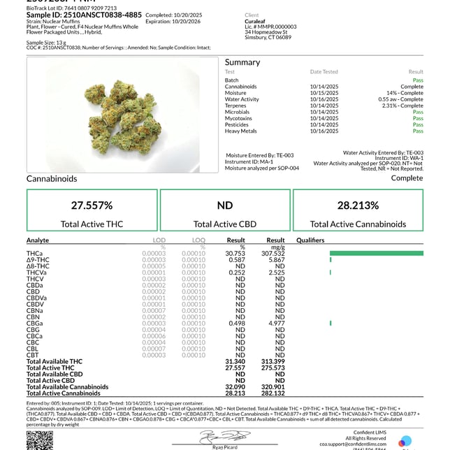 Curaleaf - Nuclear Mfns (H) Flower  C0030001132 - Image 3