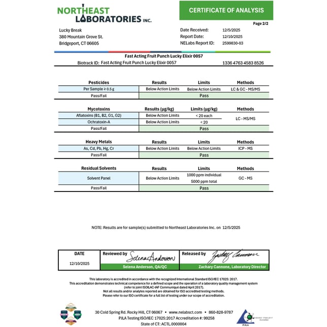 Lucky Break - Fruit Punch (H) Fast Acting Lucky Elixir (70g) C0130000057 - Image 4