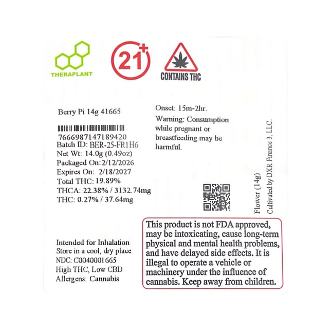 Theraplant - Berry Pi (S) Flower  C0040001665 - Image 2