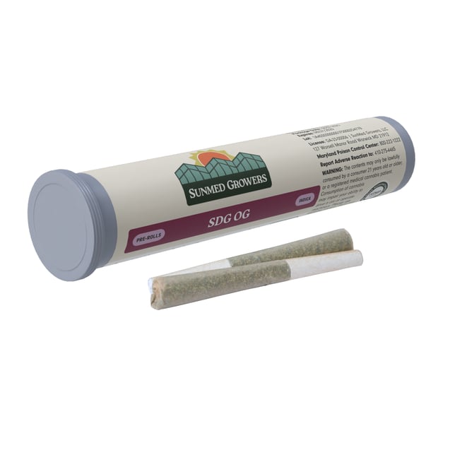 SDG OG Pre-Roll 0.5g 2-Pack - Image 1 SDG OG Pre-Roll 0.5g 2-Pack - Image 1