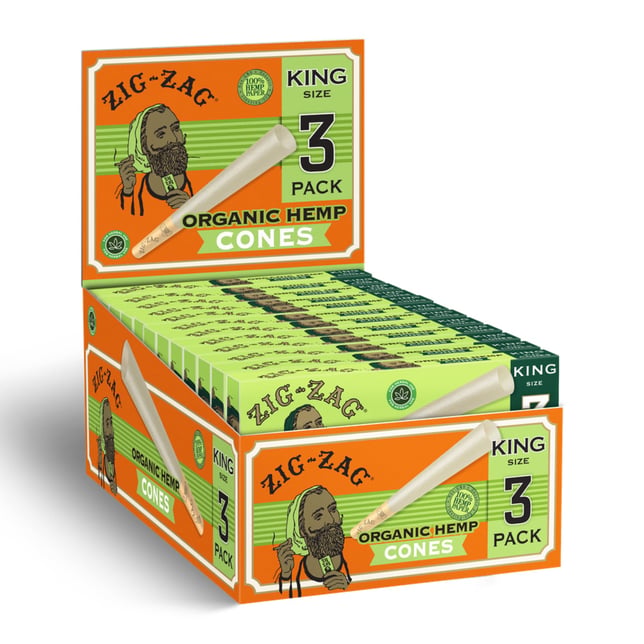 Organic Hemp Cones - King [3pk] - Image 3