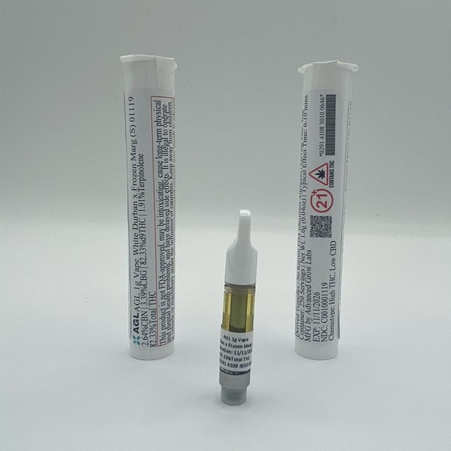 AGL  White Durban x Frozen Marg (S) Vape Cartridge  C0010001119 - Image 2