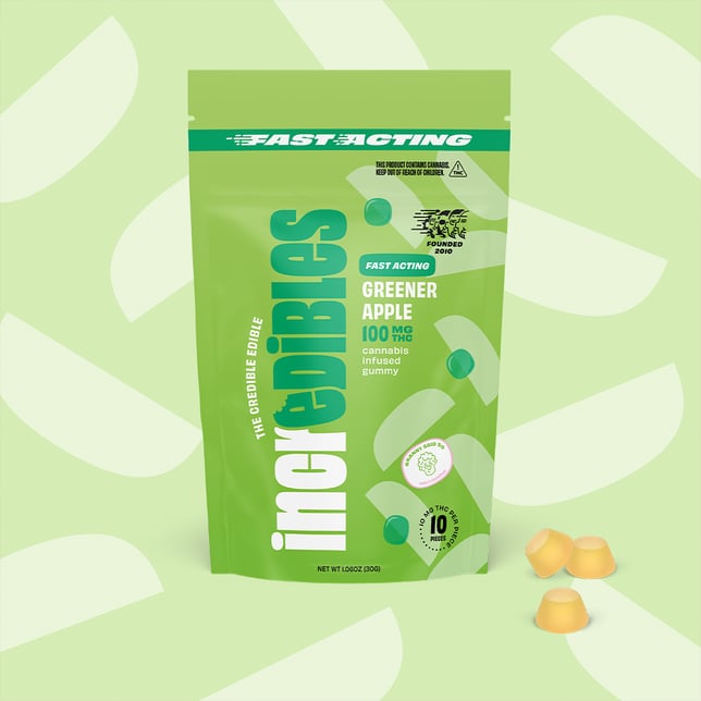 Fast Acting Greener Apple [10pk] (100mg) - Image 1