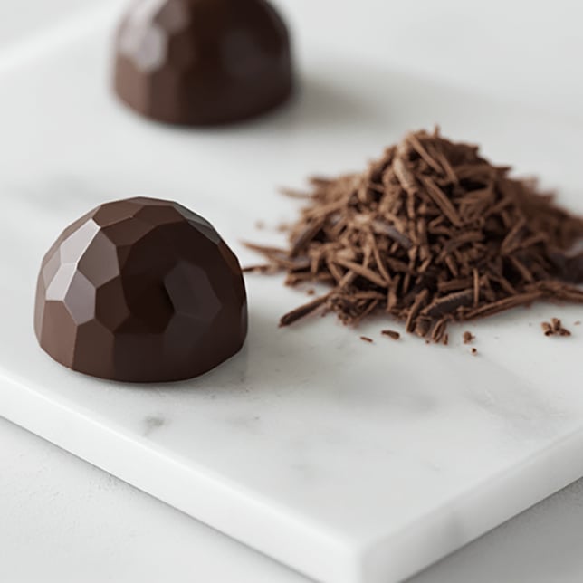 Chocolate BON BOMBS Sugar Free Dark (DOHC) Edibles - 10pk 100mg THC - Image 2 Chocolate BON BOMBS Sugar Free Dark (DOHC) Edibles - 10pk 100mg THC - Image 2