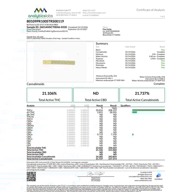 Comffy - Starstruck (I) 1g Pre-Roll 1pk (1g) C0140000119 - Image 3