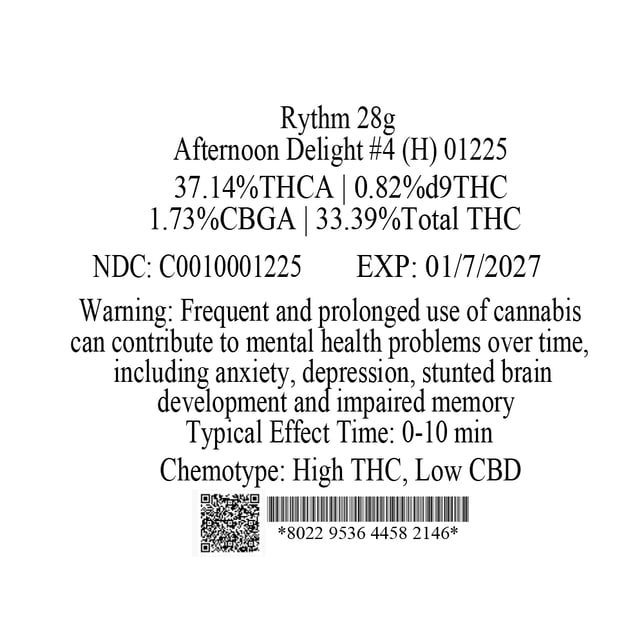 Rythm - Afternoon Delight #4 (H) Flower  C0010001225 - Image 3