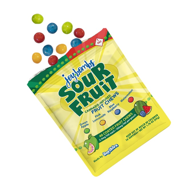 Joybombs Sour Fruit 100mg - Image 3
