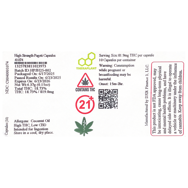 Theraplant - Pagoti (H) Capsules (81.9mg 10pk) C0040001074 - Image 2