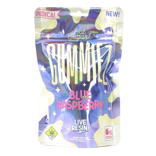 Blue Raspberry - Indica [10pk] (100mg) - Image 1