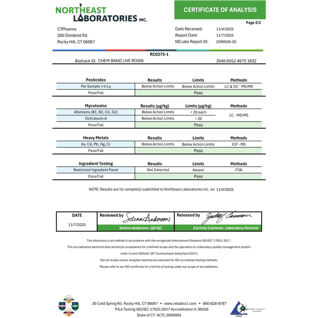 CTPharma  Chemband (H) Live Rosin  C0020026535 - Image 4