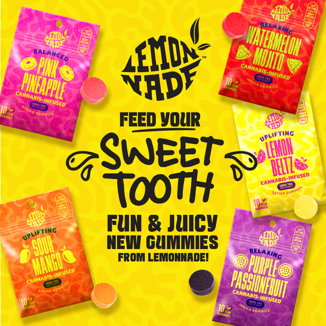 Pink Pineapple Gummies [10pk] (100mg) - Image 4