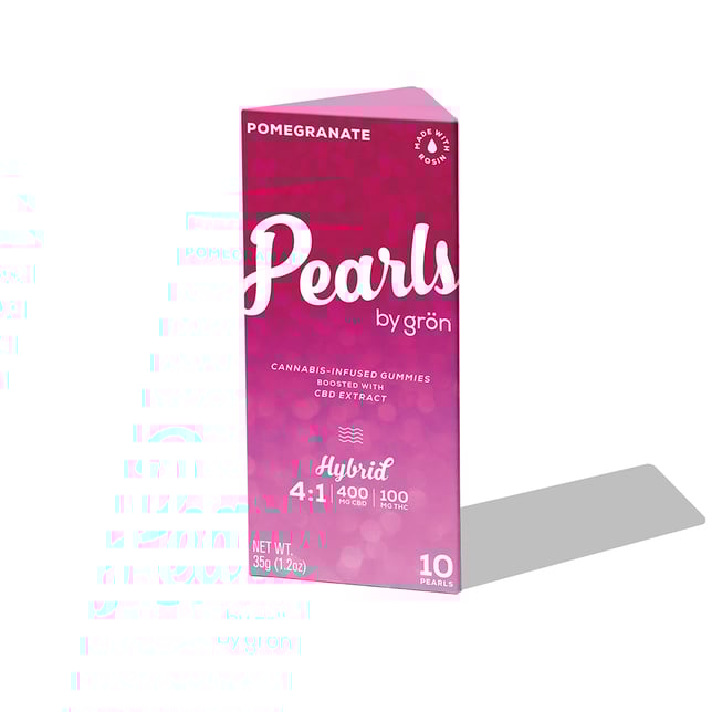 4:1 Pomegranate Pearls - Hybrid (400mg CBD /100mg THC) - Image 2