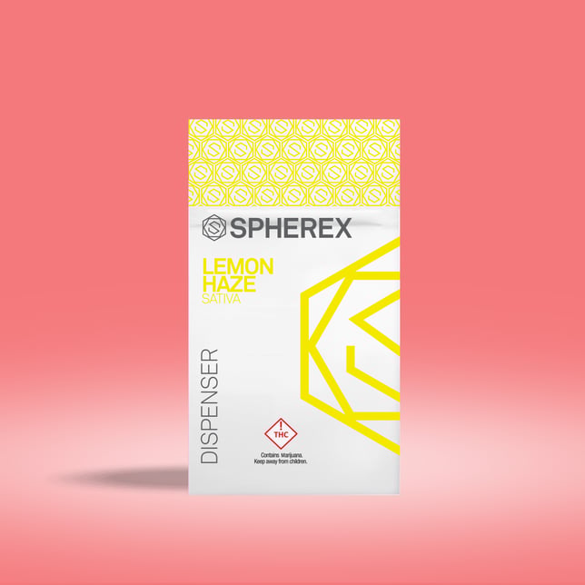 SPHEREX- Lemon Haze (Sativa) Dispenser| 1g - Image 3